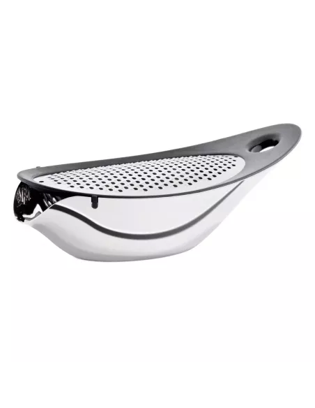 Râpe à Fromage avec Bol - Navetta - Inox Poli