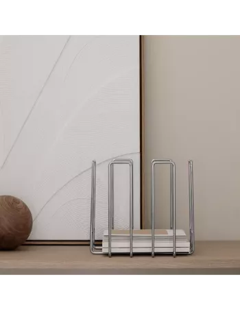 Porte Revues Design Wires Métal Chromé 2