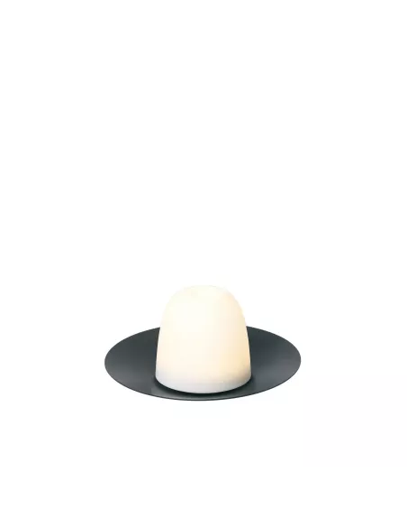 Lampe de Table ou à suspendre à LED rechargeable - Ani - Gris Aimant