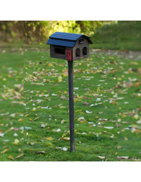 Piquet en Métal pour Mangeoire Oiseaux - 3 parties