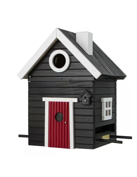 Mangeoire et Nichoir Oiseaux - Maison Noire - Svart Hus