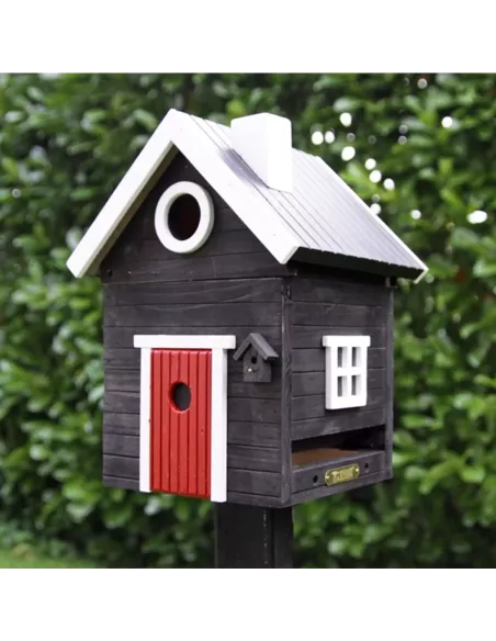 Mangeoire et Nichoir Oiseaux - Maison Noire - Svart Hus