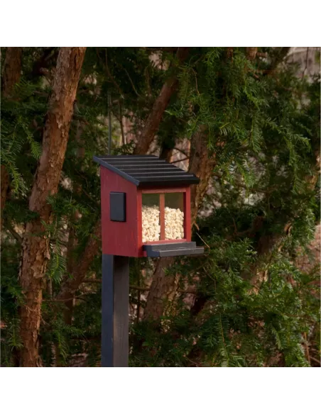 Mangeoire Ecureuils Ekorrmatare rouge