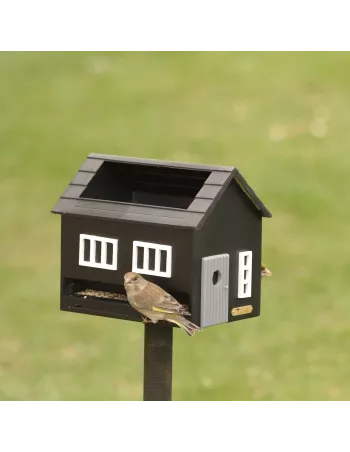 Mangeoire Oiseaux avec Bain - Maison Noire 2
