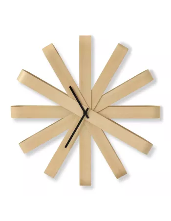Horloge Murale Design Ribbon wood