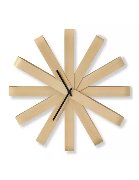 Horloge Murale Design Ribbon wood