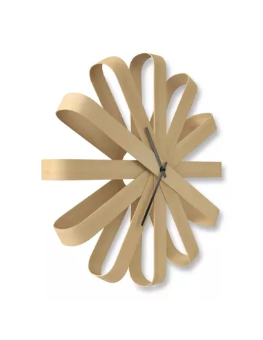 Horloge Murale Design Ribbon wood