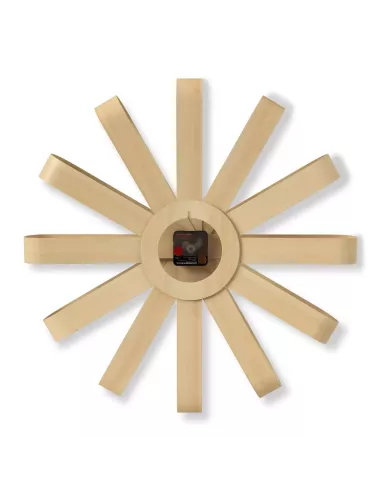 Horloge Murale Design Ribbon wood