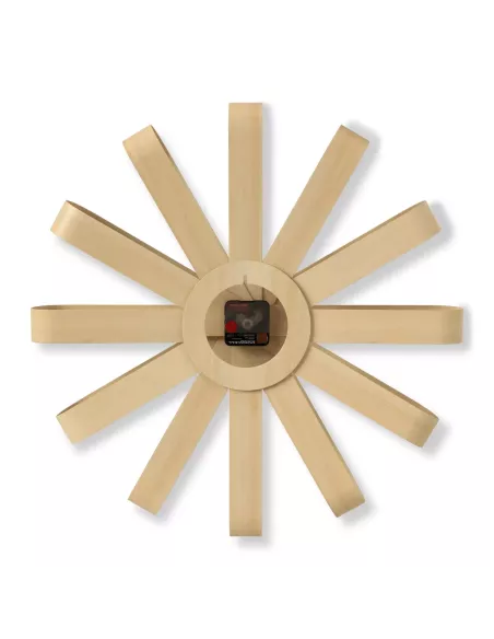 Horloge Murale Design Ribbon wood