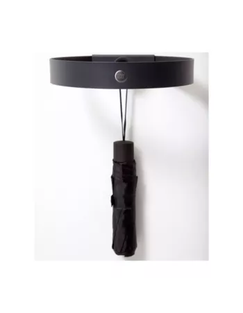 Porte Parapluie Design The Ring Noir Anthracite Rizz 2