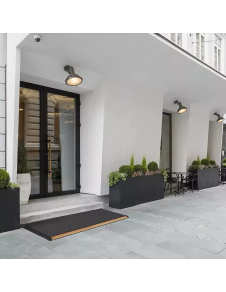 Tapis d'extérieur Luxe en aluminium et teck 175 x 70 cm - Rizz - 4 Couleurs