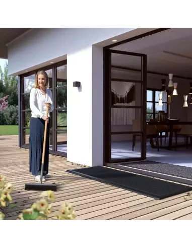 Tapis d'extérieur Luxe en aluminium et teck 175 x 70 cm - Rizz - 4 Couleurs