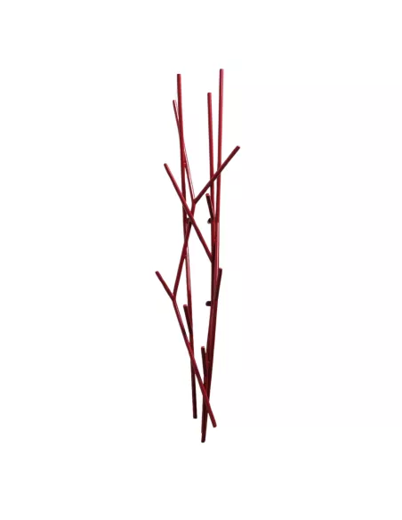 Porte-manteaux mural Latvawall - Covo - Rouge pourpre