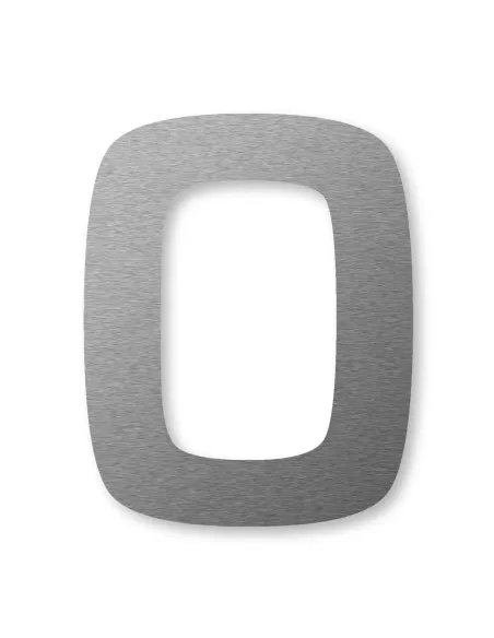 Numéro de Maison 0 Autocollant - Inox - Keilbach