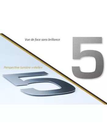 Numéro de Maison 5 Autocollant - Inox - Keilbach 2