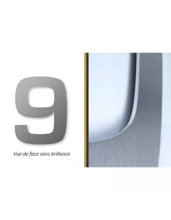 Numéro de Maison 9 Autocollant - Inox - Keilbach 2