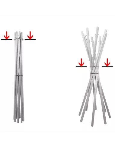 Porte-manteau sur Pied Bois Marilyn - 3 Essences