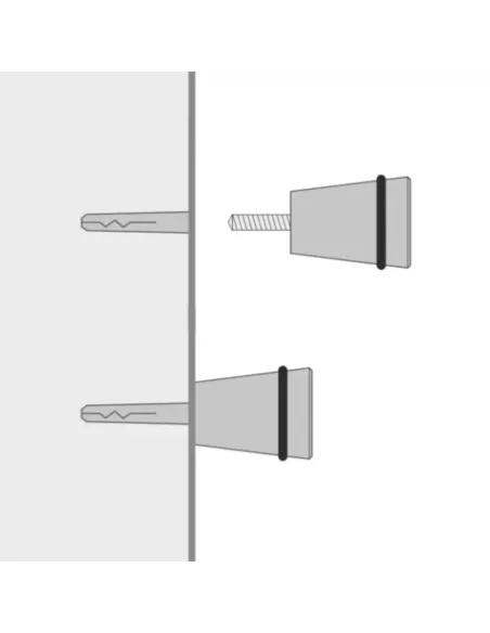 Patère Design Cône en Inox Massif - Keilbach