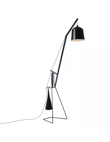 Floor Lamp - Noir - 2 couleurs - Covo