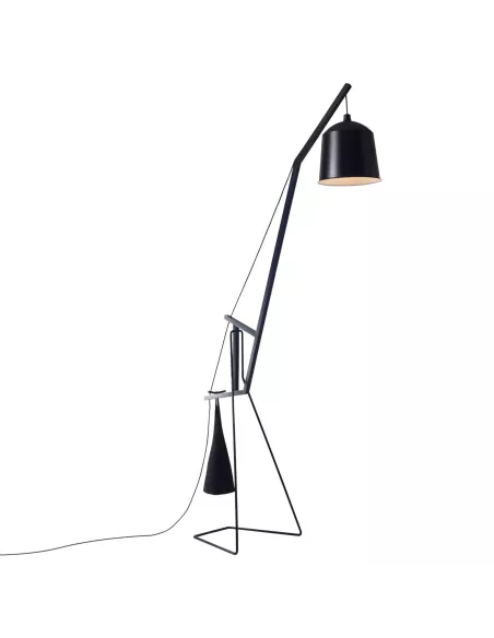 Floor Lamp - Noir - 2 couleurs - Covo