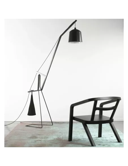 Floor Lamp - Noir - 2 couleurs - Covo