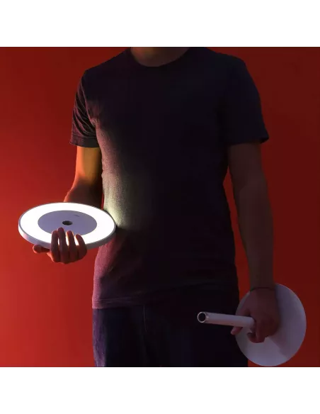 AUREOLE Lampe design - Blanc - Covo