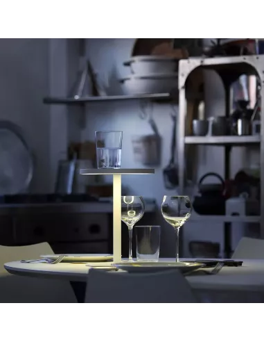 AUREOLE Lampe design - Blanc - Covo