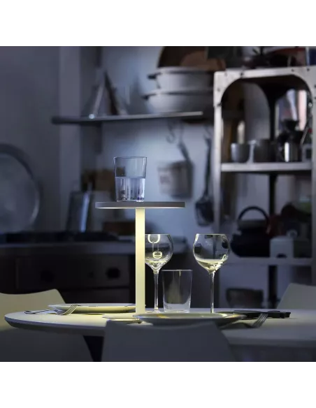 AUREOLE Lampe design - Blanc - Covo