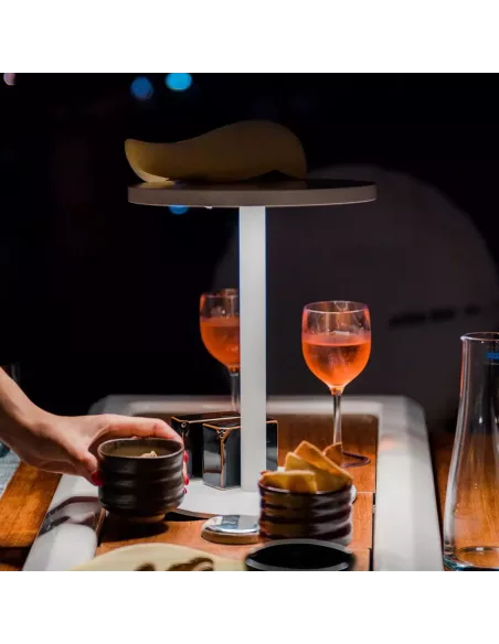 AUREOLE Lampe design - Blanc - Covo