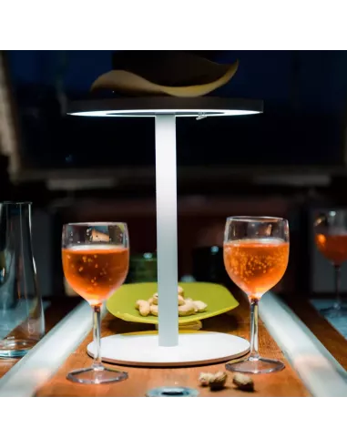 AUREOLE Lampe design - Blanc - Covo