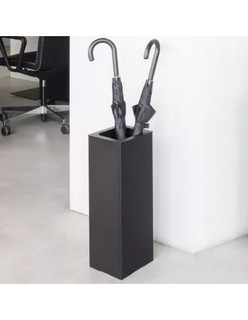 Porte Parapluie Design Angle Carré Noir - Schönbuch