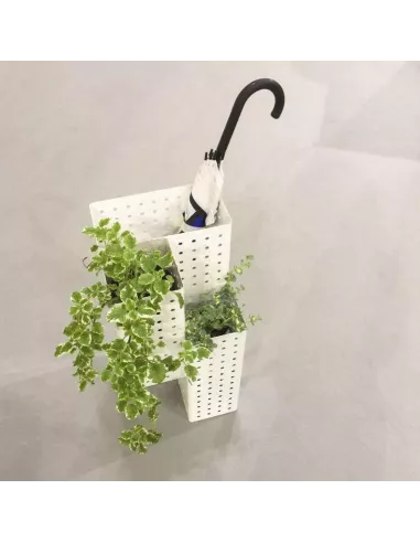 Porte Parapluie Tris blanc - Creativando