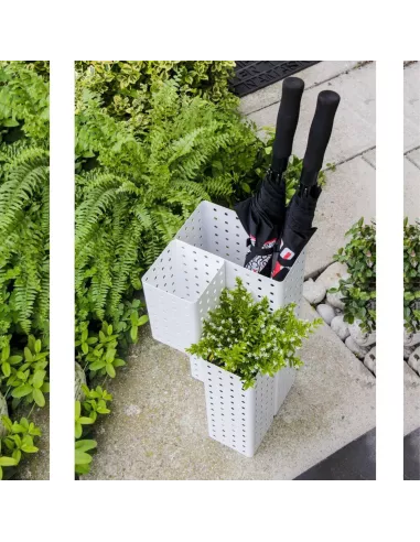 Porte Parapluie Tris blanc - Creativando