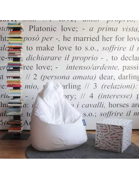 Fauteuil Pouf Poire Lolita Ecopelle - Creativando