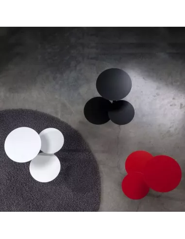 Table Basse Design Trilogy Rouge - Creativando