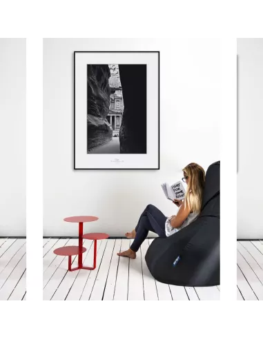 Table Basse Design Trilogy Rouge - Creativando