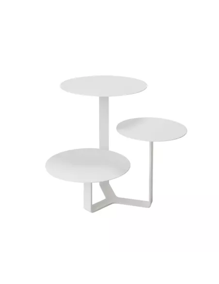 Table Basse Design Trilogy Blanc - Creativando