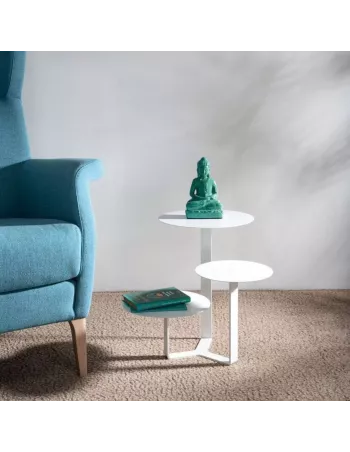 Table Basse Design Trilogy Blanc - Creativando 2