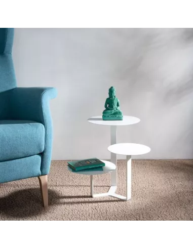 Table Basse Design Trilogy Blanc - Creativando
