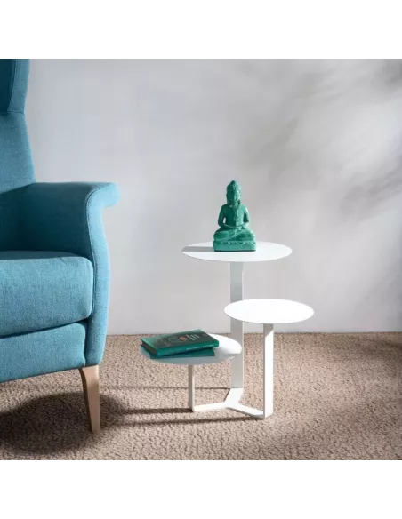 Table Basse Design Trilogy Blanc - Creativando