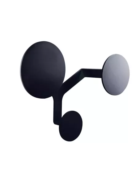 Porte Manteau Mural Trilogy Noir - Creativando