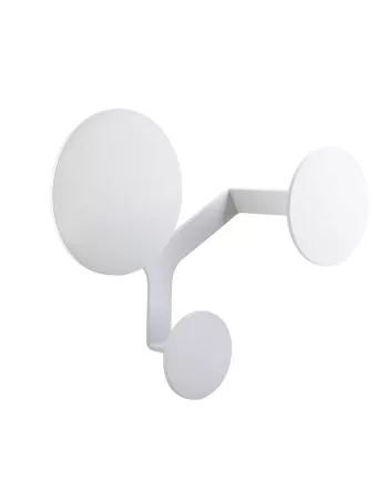 Porte Manteau Mural Trilogy Blanc - Creativando