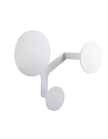 Porte Manteau Mural Trilogy Blanc - Creativando
