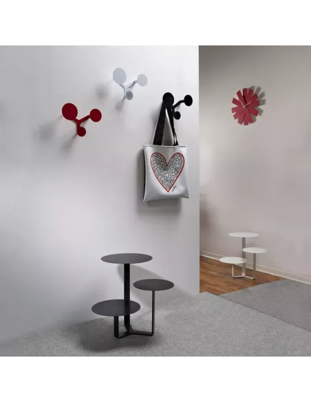 Porte Manteau Mural Trilogy Noir - Creativando