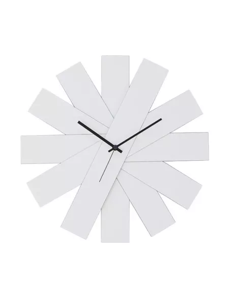 Horloge Murale Design Rock Around The Clock Blanc - Creativando
