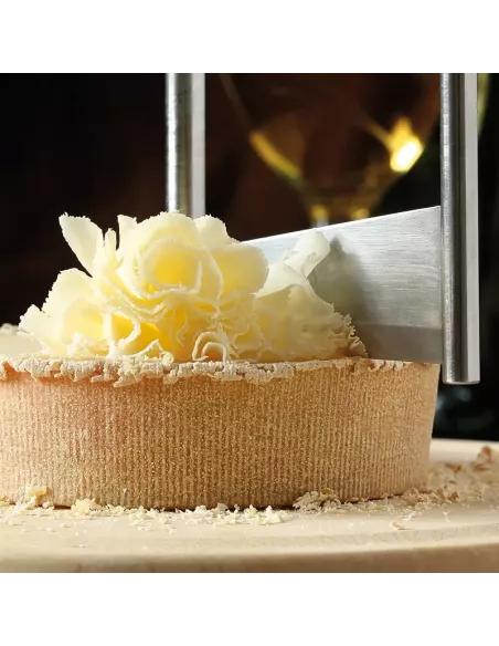 Girolle à Fromage avec Cloche en verre - Bois de Hêtre