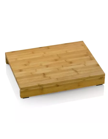 Planche à Découper avec 3 Bacs de Récupération en Inox – Modèle Kenina en Bambou