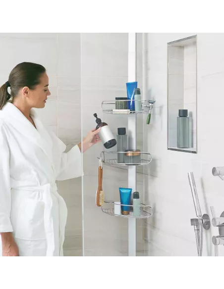 Serviteur de Douche Télescopique 2.74 m - BT1062 - Simplehuman