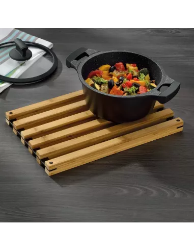 Dessous de Plat Kiril L en Bambou - 38 x 24 cm