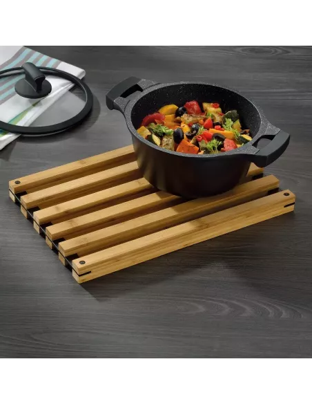 Dessous de Plat Kiril L en Bambou - 38 x 24 cm